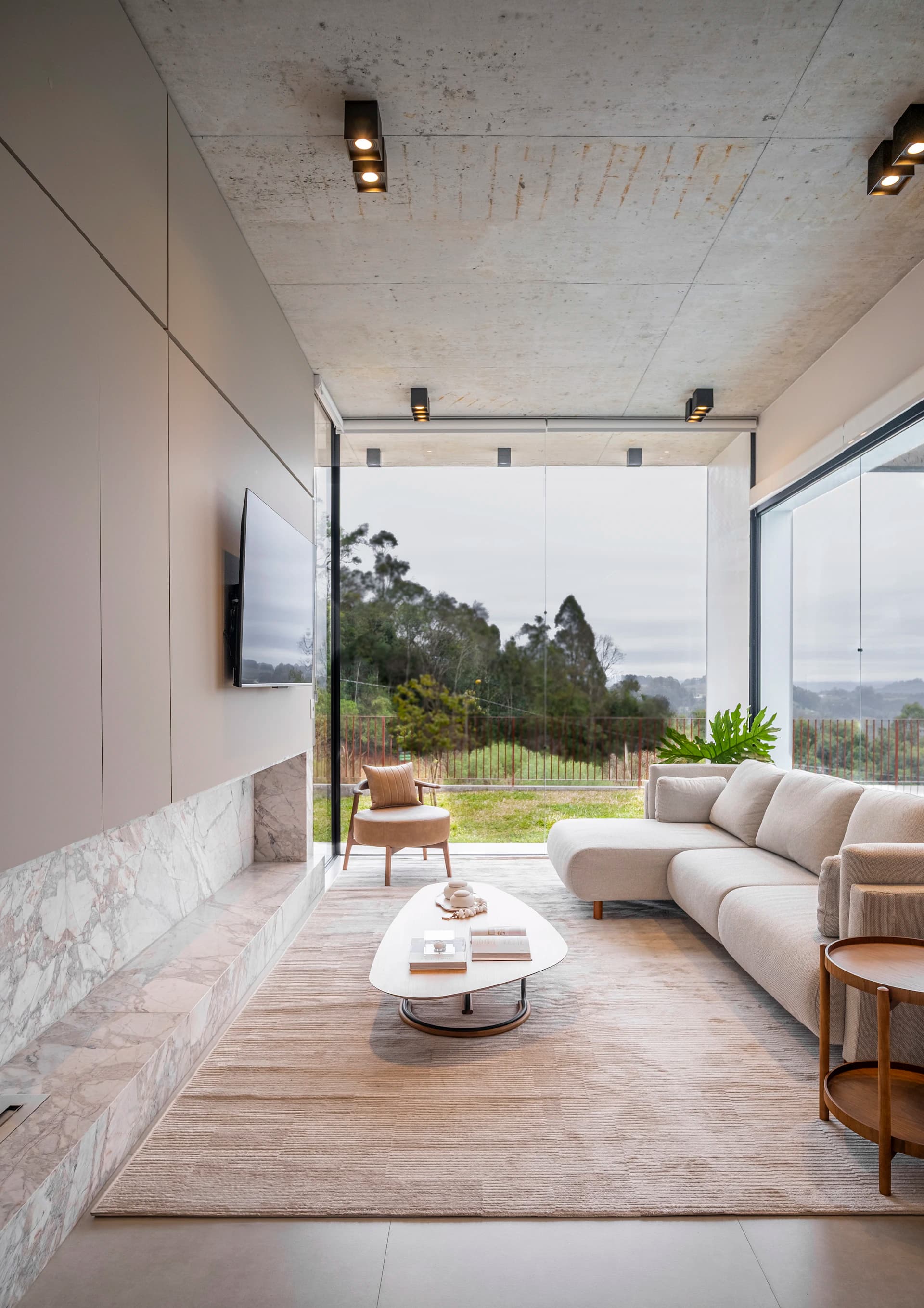 Modern custom entry door installation in a South Bay coastal home